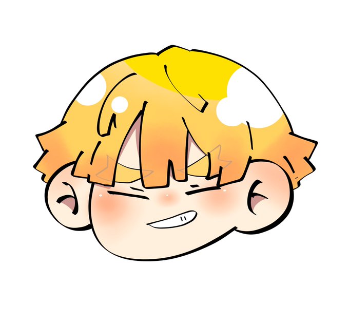 明太子🪼さんがTwitterに投稿した我妻善逸(鬼滅の刃)のイラスト。