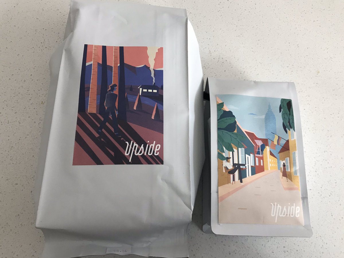 Essential supplies arrived in post earlier👍Nicest coffee in the world, in my humble opinion, with nicest packaging☕️<a href="/upside_coffee/">Upside Coffee</a>