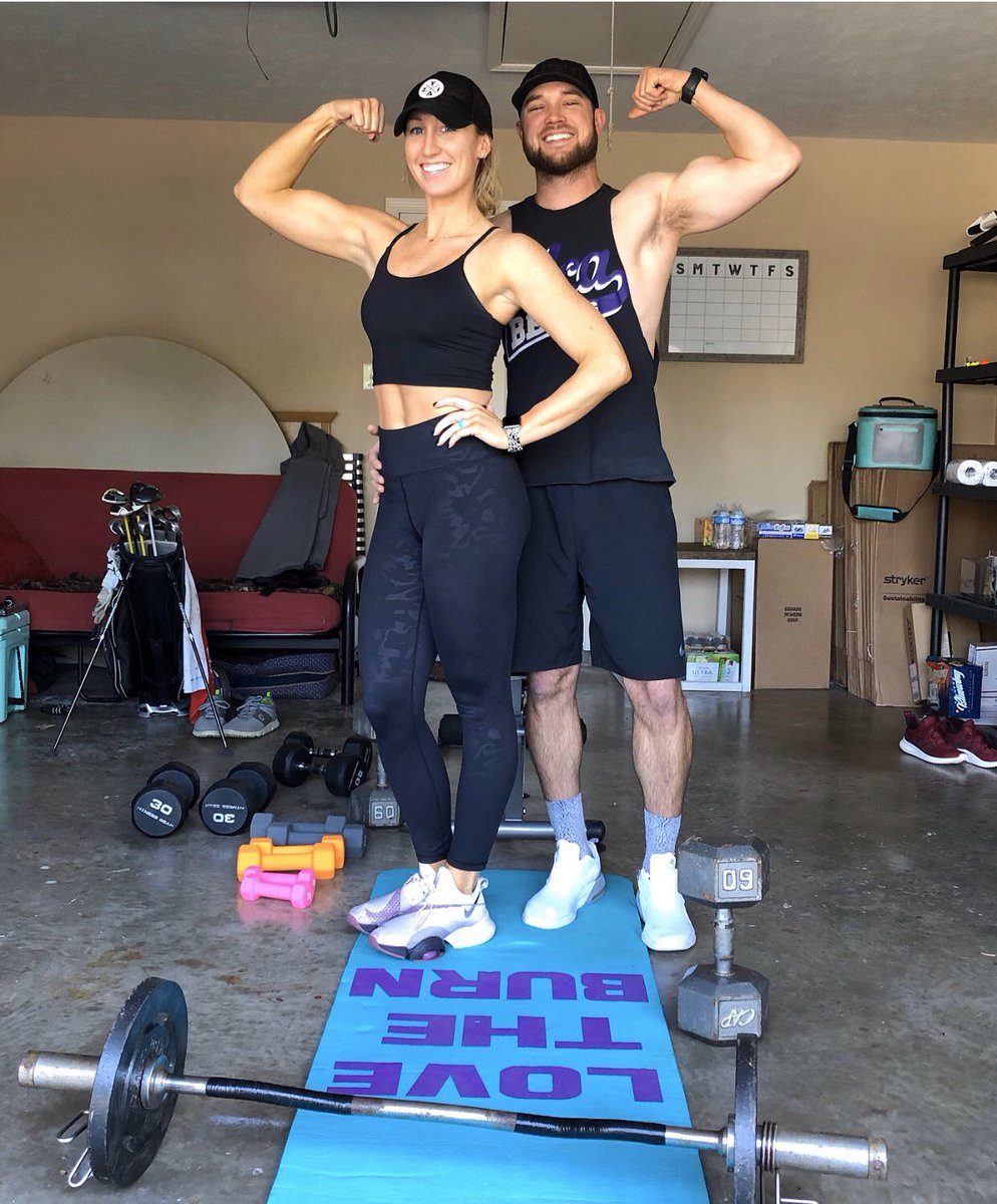 MarCollins3's tweet photo. Our wedding has been postponed, but we heard Busch is offering a free year of beer! 🍻Guess we’ll have to hit the garage workouts harder for those wedding bods. We can’t wait to celebrate in July with a night full of Busch, dancing &amp; lots of mems!  #BuschWeddingGift #Sweepstakes https://t.co/AoxU05cS96