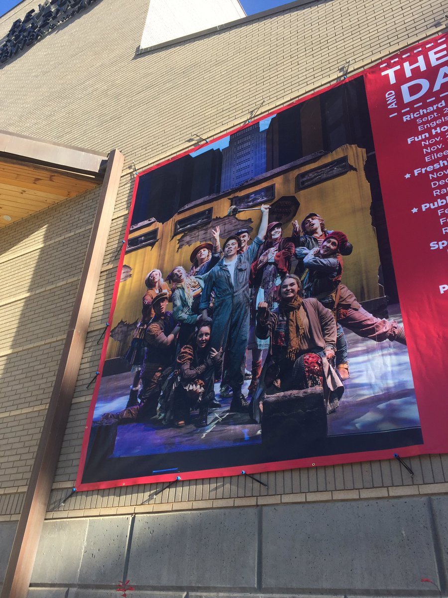 JShalayne's tweet photo. My favorite SUU TaD poster was last Years poster with the cast of Urinetown. It was fun seeing @KeatonDJohns on there;) #bobbystrong #urinetown #suutad https://t.co/3dPVgRW7ht