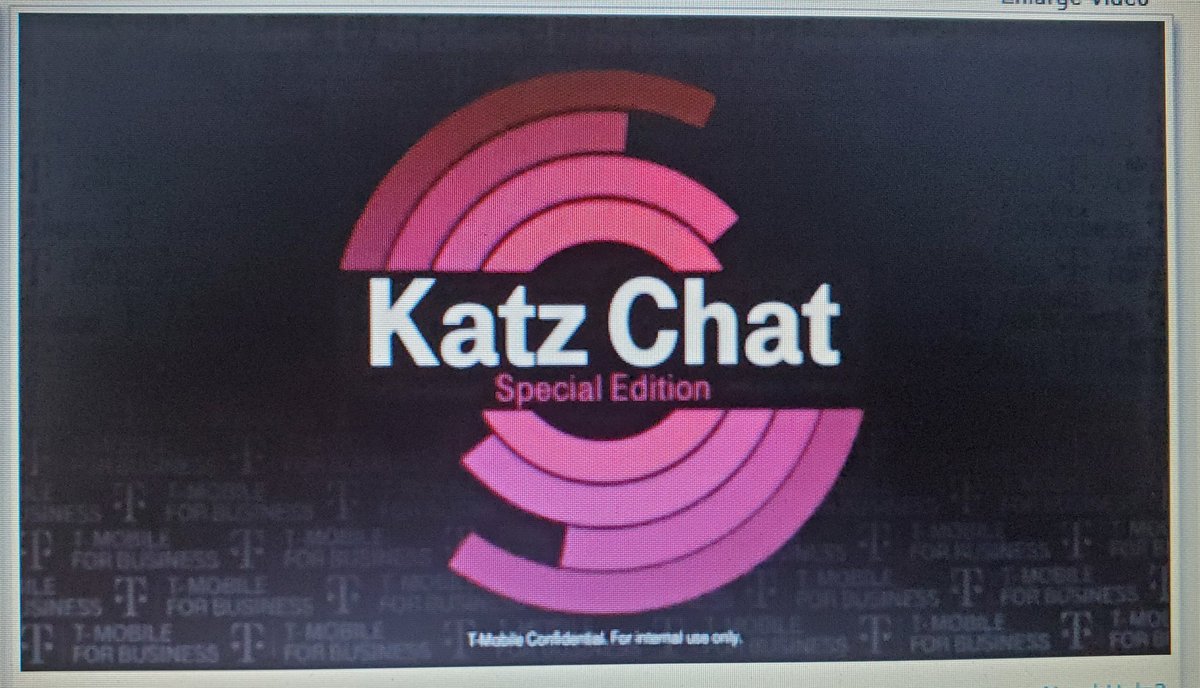 JohnMcKee453's tweet photo. On web meeting with @Mike_Katz for #KatzChat . Special Weekly Edition is an exciting meeting during #StayAtHome . Business is still on the up and up at the NEW #TMobileBusiness / #SprintBusiness https://t.co/f3r6Gg0zG0