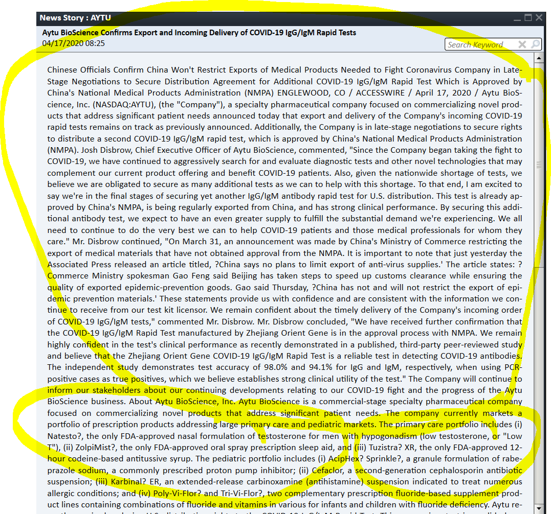 pkaga's tweet image. #askhalftime $AYTU look at their announcement and FDA approved drugs - run like $CODX $MRNA