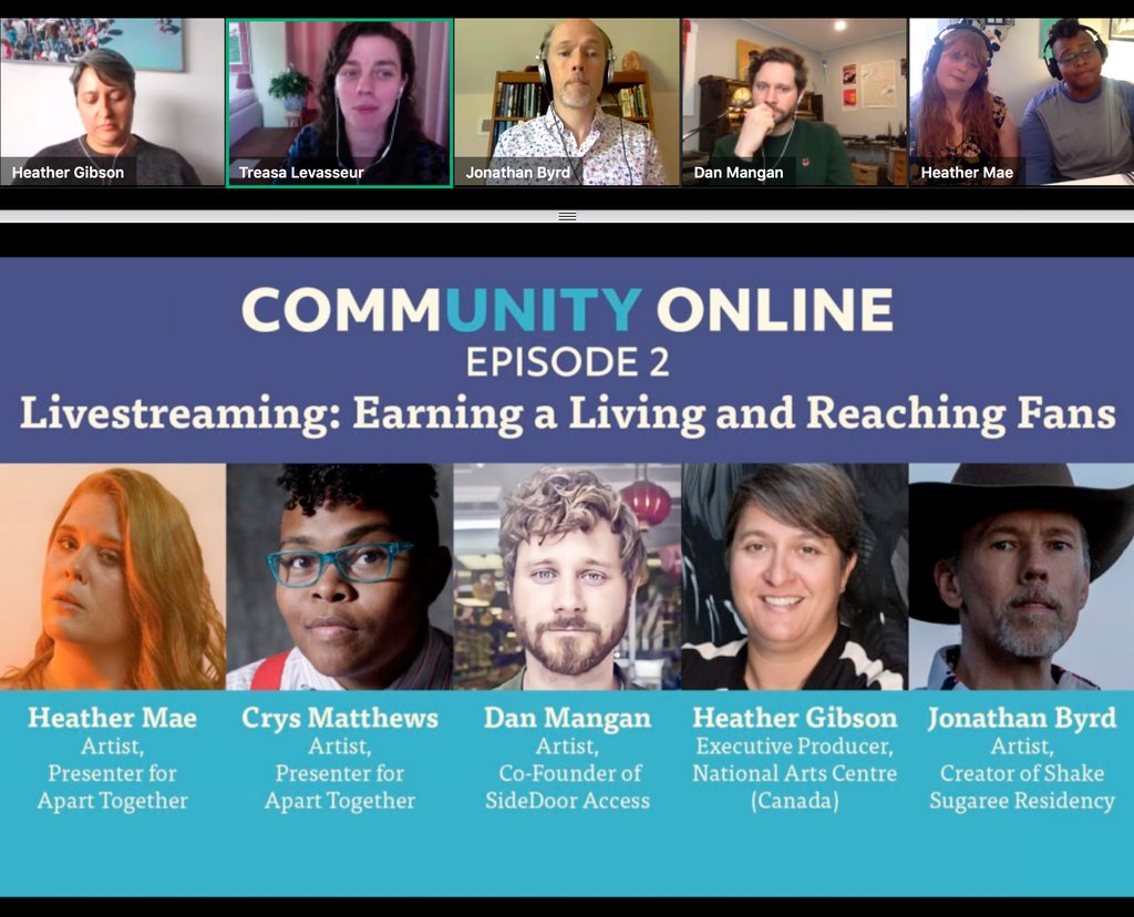 osummgmt's tweet photo. World's collide again: on a @folkalliance webinar with @heathermaemusic who I know more from my Body Liberation work! LOVE IT!
Heather's advice to fellow artists: What do your fans need from you during this time? You are still unique + needed in online live streaming. https://t.co/A06lpSLK4D