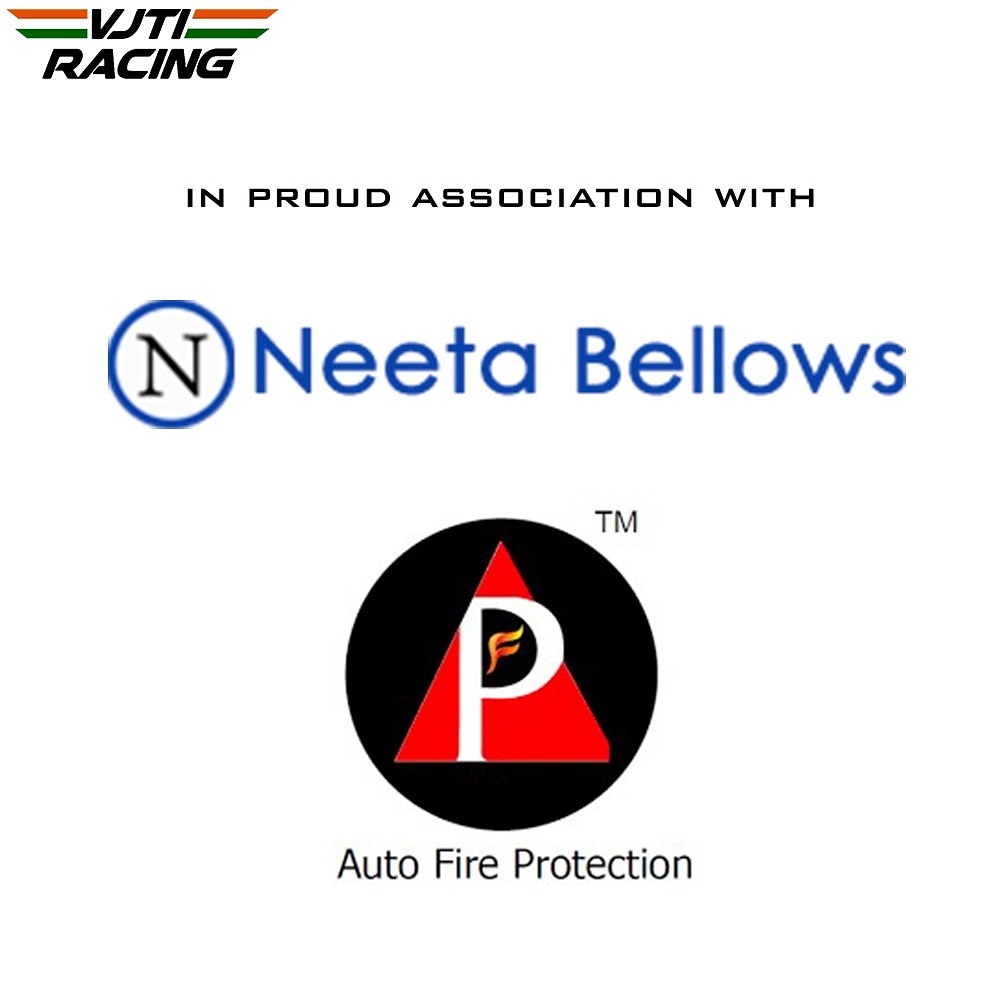 vjtiracing's tweet photo. Shout out to our Gold sponsors Neeta Bellows and Right Controls for embarking on this amazing journey with VJTI Racing. 
We are grateful for their monetary help that enabled us to work to our full potential.
We hope to take this journey ahead.
#vjti #vjtiracing #sponsor https://t.co/ZlrBjOhmgn
