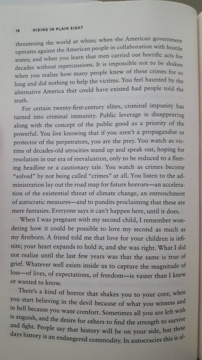 We will not survive unless people stop lying about the severity of the threat and about the rot of our institutions.As I wrote in HIDING IN PLAIN SIGHT, "You feel haunted by the alternative America that could have existed had people told the truth." http://www.hidinginplainsightbook.com 