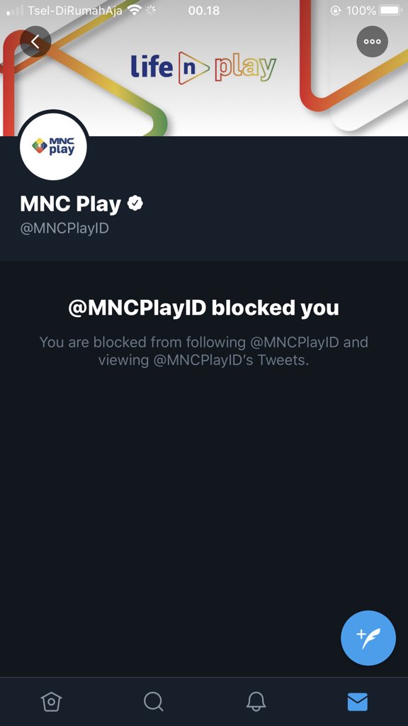 anakbaik_09's tweet image. dear Yth, Bpk. @Hary_Tanoe , mau tanya pak, emang ada arahan buat team medsosnya ya, kalo customer sering komplen, block aja @mncplayid #mncplay #internetlemot