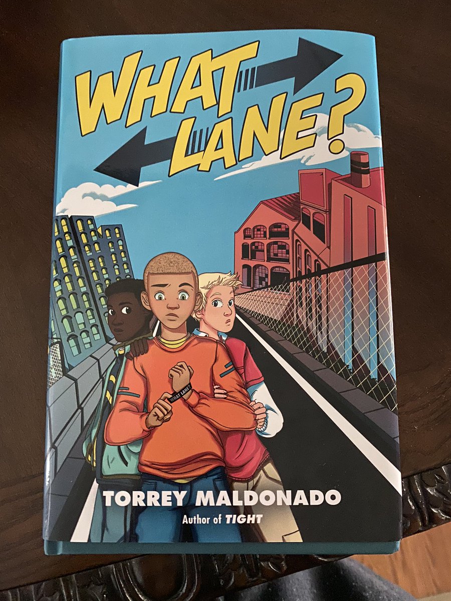 MrsMonock's tweet image. Not even a pandemic will stop me from adding to my classroom library.  What Lane? just arrived. It’s the latest from @TorreyMaldonado My son (11), the reluctant reader, started reading it right away. #quaranreading @ProjectLITComm #buildyourstack