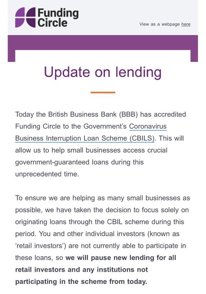 In UK  #fintech è parte centrale della risposta del Governo alla crisi #COVID19 con riguardo alle #pmi. Velocità, focus e capacità di fare rete con imprese, banche e fondi. Possiamo arruolare subito anche da noi le aziende di italiafintech.org , ormai leader in #UE?