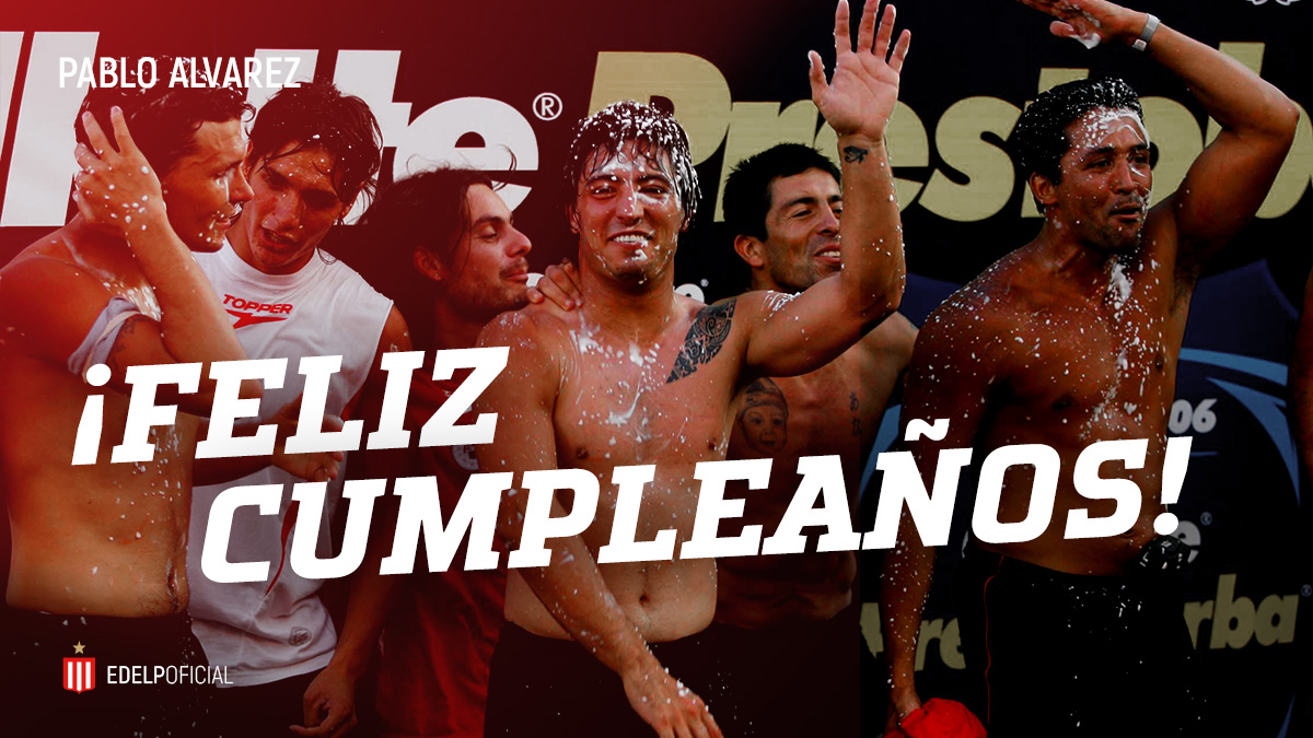 🎉🎂 ¡Feliz cumple Pablo Álvarez!  Sinónimo de humildad, trabajo y sacrificio. Fuiste campeón 🏆 del Apertura 2006 y quedaste en la historia Pincha 🥰 ¡Que tengas un gran día! 🇦🇹