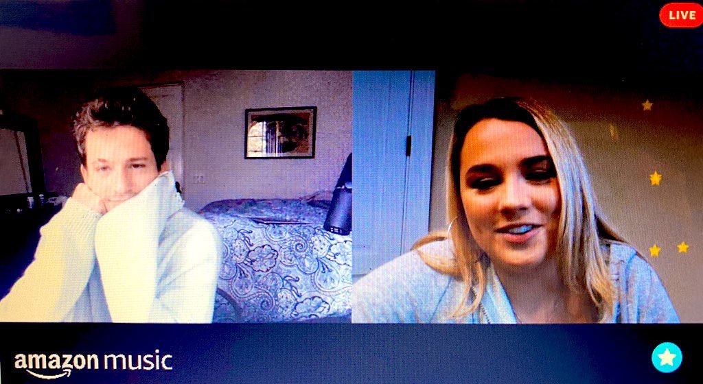 ABBA224's tweet photo. Thank you @amazonmusic for a great live Q & A with @charlieputh and @GabbyBarrett_ πΆπΆππ
Stream β I Hope!β #ihope #CharliePuth #GabbyBarrett #streamihope https://t.co/uH6RWDKko1