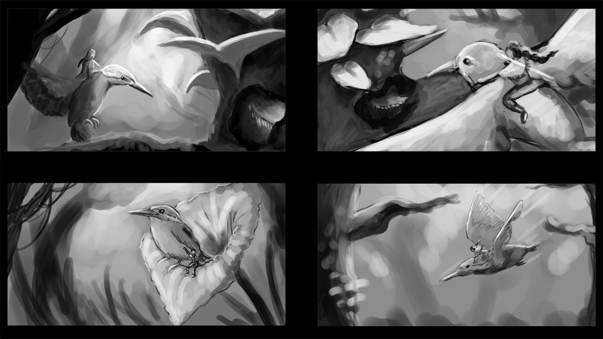 ocean_atoms's tweet photo. Finished my little project of re-creating Thumbelina for the Artstation ArtJAM🎨🖌️I would love to play her in a platformer game!  @ArtStationHQ #conceptart #digitalpainting #characterdesign #thumbelina #gameart #artstation #onceuponatimejam https://t.co/KziCqRkGP0