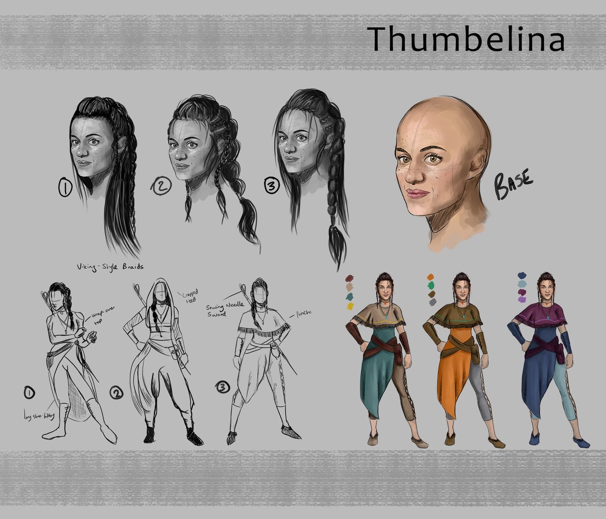 ocean_atoms's tweet photo. Finished my little project of re-creating Thumbelina for the Artstation ArtJAM🎨🖌️I would love to play her in a platformer game!  @ArtStationHQ #conceptart #digitalpainting #characterdesign #thumbelina #gameart #artstation #onceuponatimejam https://t.co/KziCqRkGP0