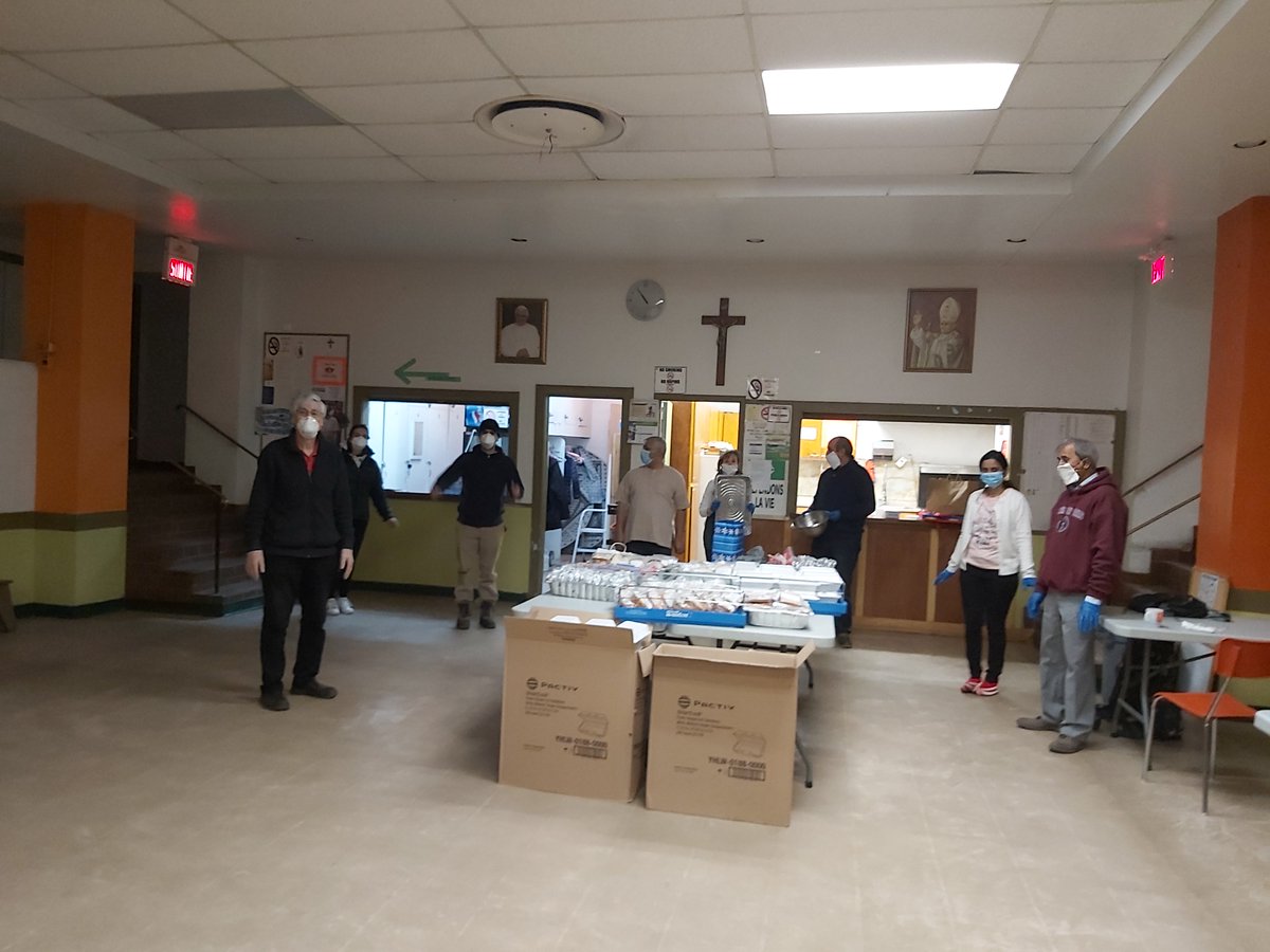 RIPPLES OF KINDNESS, continues its Free Community meal program at Sacre Coeur Catholic Church, Toronto with the help of its volunteers and donors during Covid-19. 
Keep praying for the underprivileged brothers and sisters in the city.