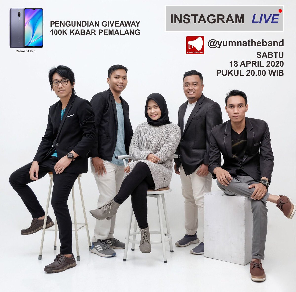 hari ini jam 8 malam , Live IG Instagram <a href="/kabarpemalangID/">Kabar Pemalang</a>