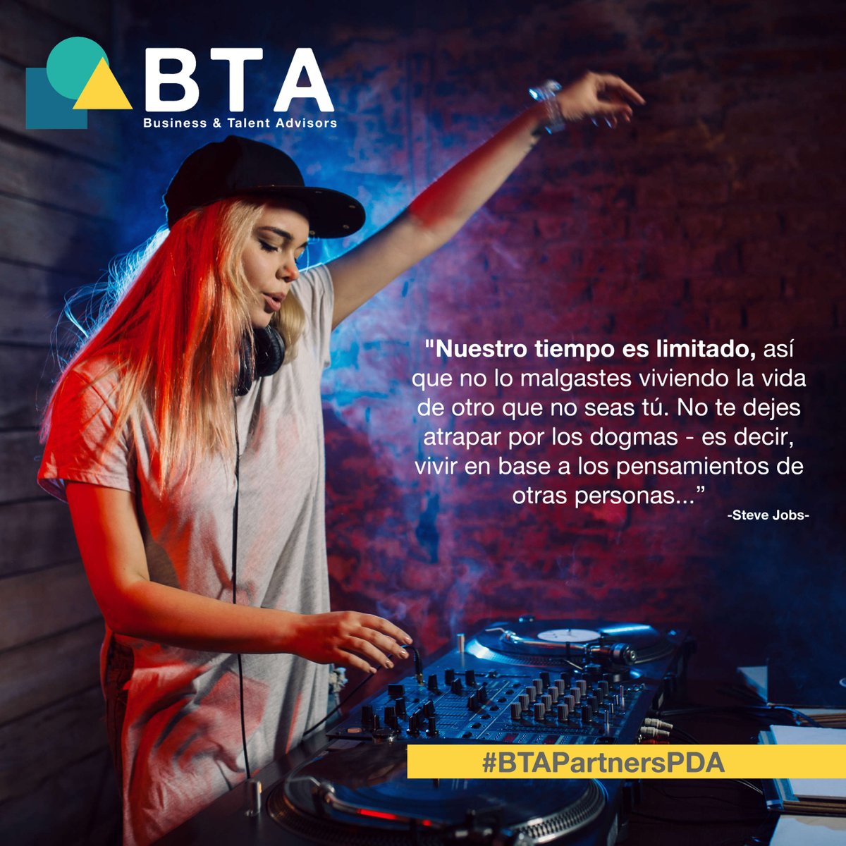 TalentBta's tweet image. #BTAPartnersPDA A partir del análisis con la prueba PDA, te guiamos para alinear tu personalidad con tu propósito.
Escríbenos silvia@bta-advisor.com
#BTA  #BusinessTalentAdvisors #BTATalentAcquisition  #FromPassionToBusiness #BTAPerfectMatch  #BTATalentAdvisory