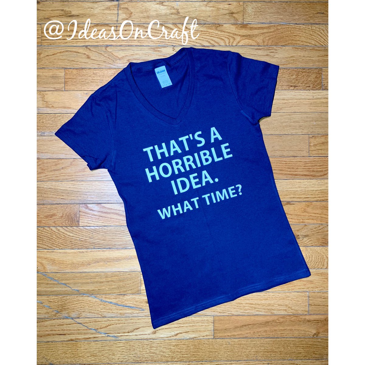 IdeasonCraft's tweet photo. ᴛʜᴀᴛ’s ᴀ ʜᴏʀʀɪʙʟᴇ ɪᴅᴇᴀ. ᴡʜᴀᴛ ᴛɪᴍᴇ? 💡
.
.
#IdeasOnCraft #PersonalizedTshirt #CustomTshirt #PersonalizedTee #CustomTee #QuoteTee #QuoteTshirt #Handmade #CustomItems #IdeasOnCraft✨💫 https://t.co/OX812H0ZdI