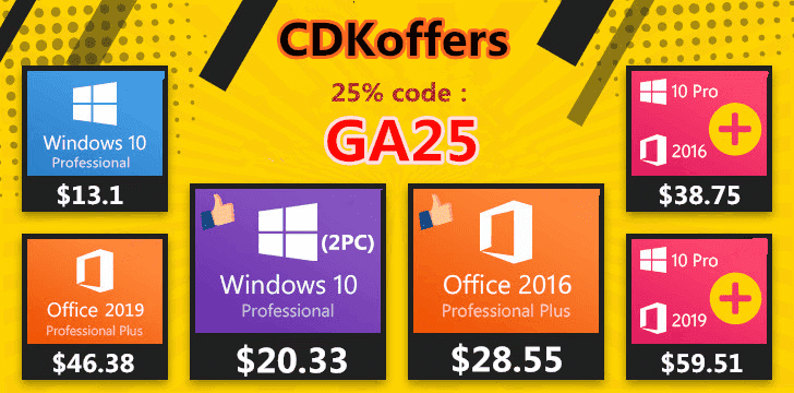 Gizchina's tweet photo. CDKoffers software spring sale, Win 10 Pro just for $13.10 #softwarekeys #springsale https://t.co/8HbC6WpiOD https://t.co/zEIUsi0cJf