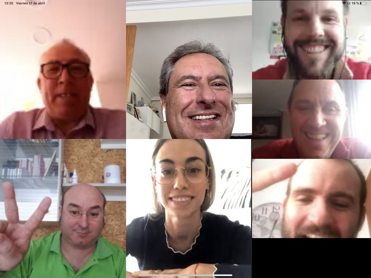 javierluri's tweet photo. Hoy reunión con el Súper Equipo de Alimentos y Bebidas de @_SolPelicanos . Preparando la vuelta!! Estoy deseando abrazaros!!! @MeliaCareers #QuedateEnCasa #Covid_19 #MeliaSpain https://t.co/RHWW4PYBKd