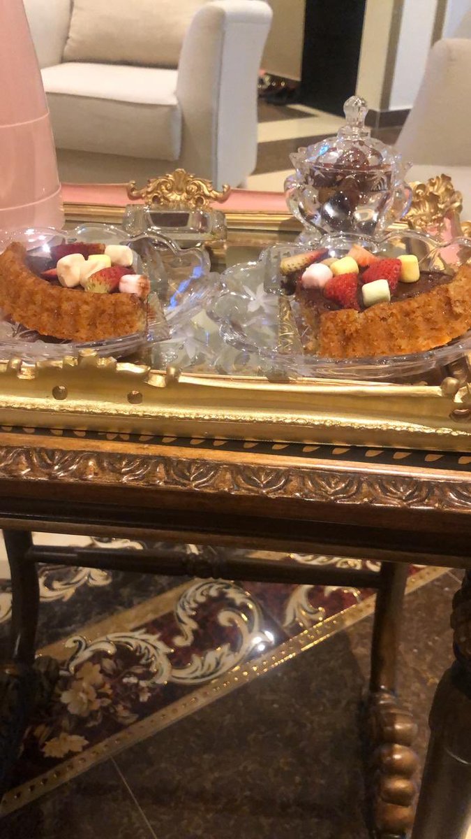 FahdMutairi's tweet image. A delicious chocolate tart topped with fresh strawberry &amp;amp; marshmallow
#local_guide #StayHome