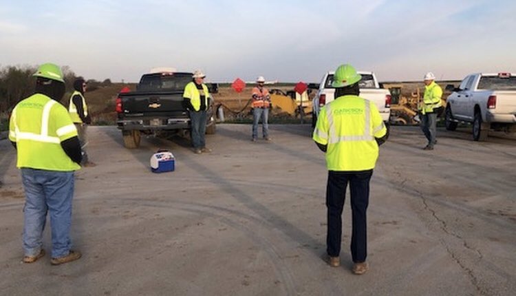 ClarksonBuilds's tweet image. Protecting our workforce and putting crews to work in a safe, controlled, and healthy environment is always a top priority for the #Clarkson team. We recently took part in the @AGCofA’s #COVID19SafetyStandDown to promote best practices towards health and safety. 

#ClarksonIsKC