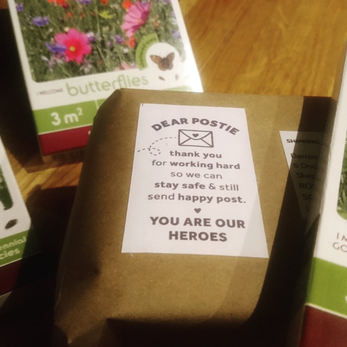 RIerdogan's tweet photo. Our little community interest company has been adapting to lockdown conditions with some useful self-isolation exercise on roundabouts, and lots of happy post! https://t.co/48ZzaS9qyL @danny__kruger @CUDS09527904 #community #gardening #wildflowers #lockdown #happypost #CUDS https://t.co/RwtiUxLdB4