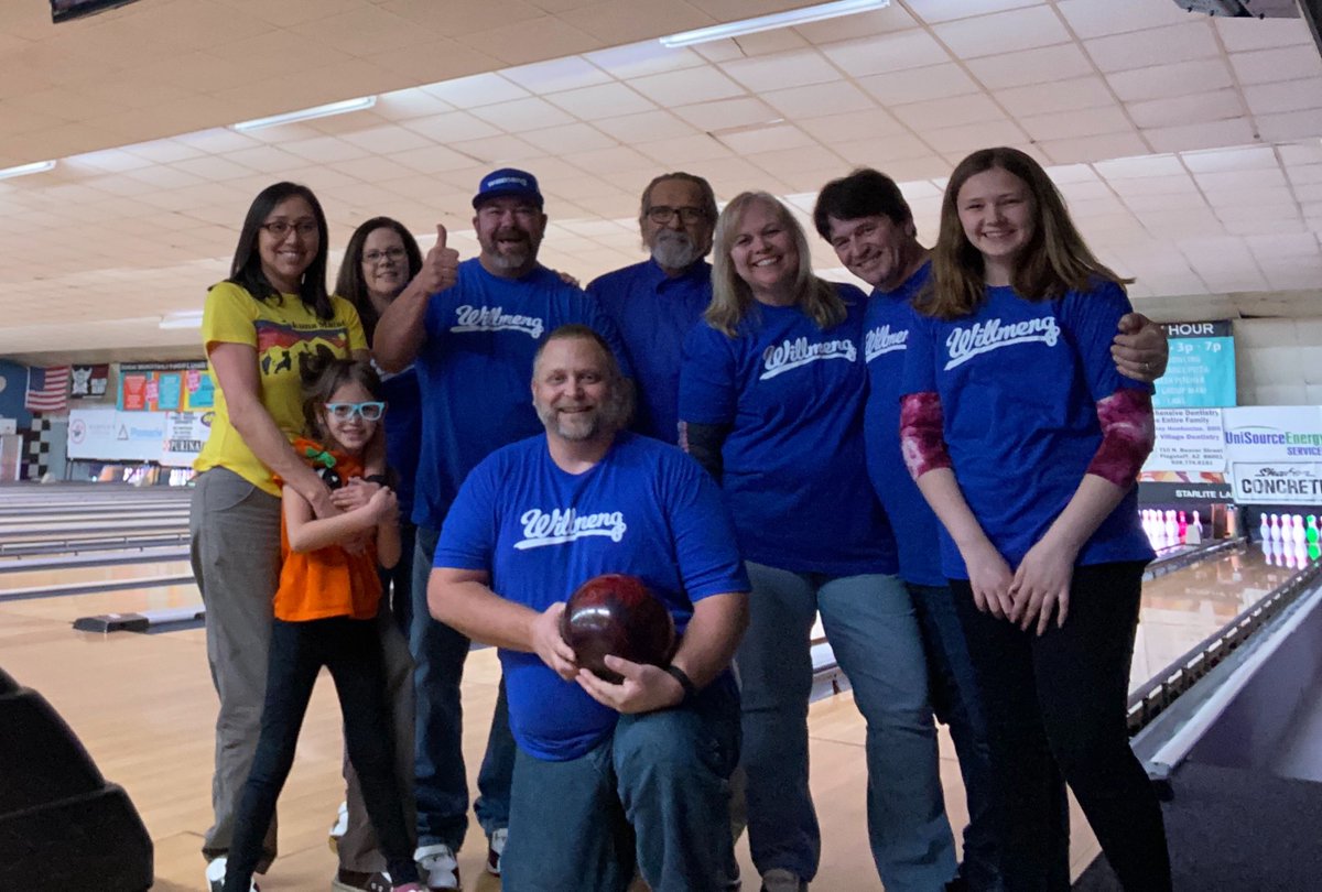BuildWillmeng's tweet photo. #FebruaryFlashback to the 2020 Bowl For the Kids' Sake fundraising event hosted by Big Brother Big Sisters in Flagstaff. Grateful for this time spent with the Willmeng team supporting a great cause. https://t.co/1keJzYeFLB