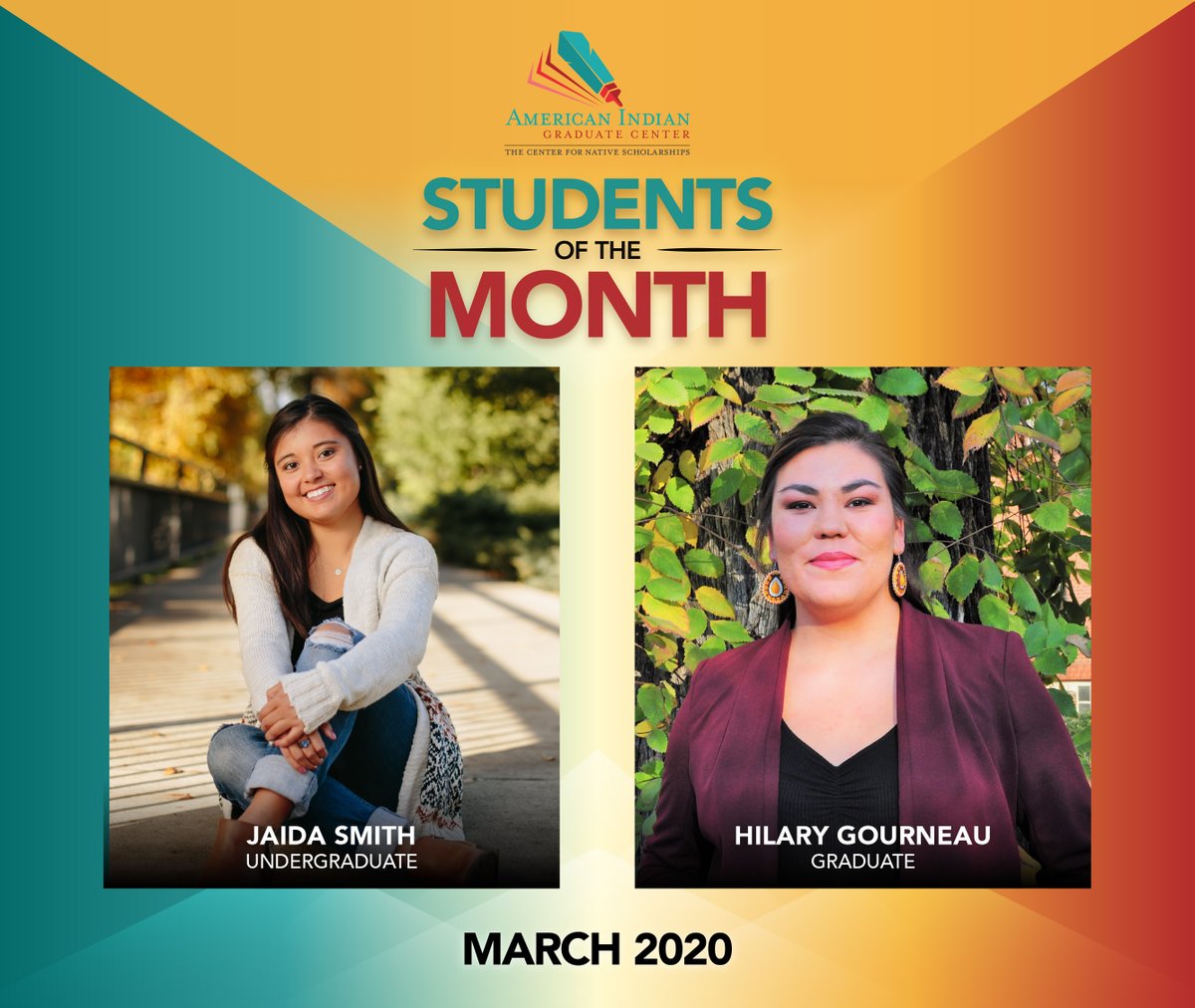 Native_Forward's tweet photo. 🎉Congrats Jaida & Hilary – our March 2020 Student of the Month awardees! #TeamAIGC is proud of both of you and your achievements.
Learn more about their academic success:
Jaida - https://t.co/4vLpft1pDe
Hilary - https://t.co/2CxKBxCZ7P
#MakingtheGrad https://t.co/Qj4b8GZwRu