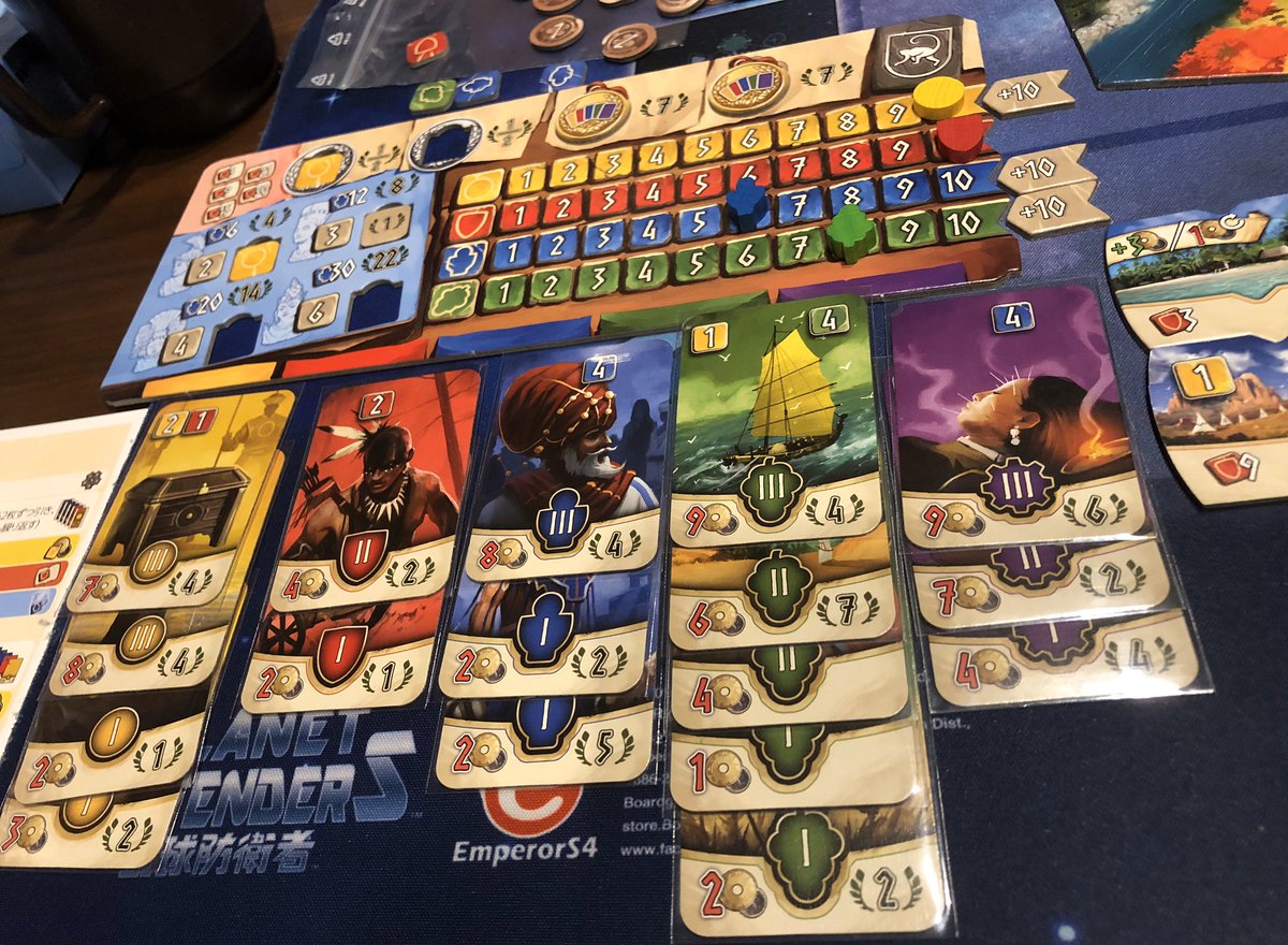 たつきち ハダラ 初 相棒と セッコレ60分 エンデバー的パラメーター上げ セブンワンダー的カード構成 サンクトペテルブルク ダイスフォージ などが好きならハマる かもw 2人共 平気的に集めたせいで絡みが少なかったがフェイズbで特化した方が