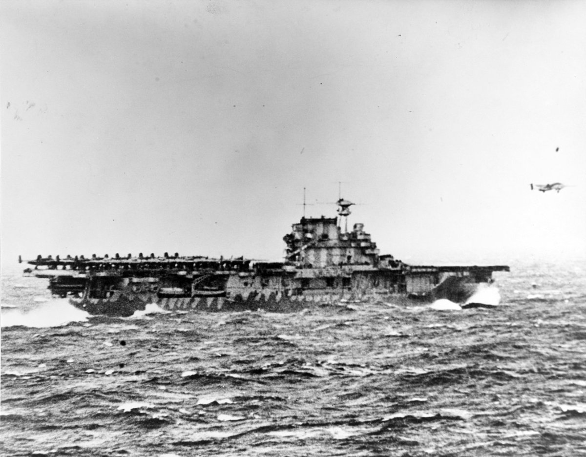 DeptofWar's tweet photo. On this date in 1942, Lt. Col. James H. “Jimmy” Doolittle of the U.S. Army Air Corps led a secret mission from #USSHornet to raid Japanese targets. Doolittle was later promoted to general. Learn more about the Doolittle Raid: https://t.co/xzn2HQlHpV #KnowYourMil https://t.co/O0fUnTRvcf