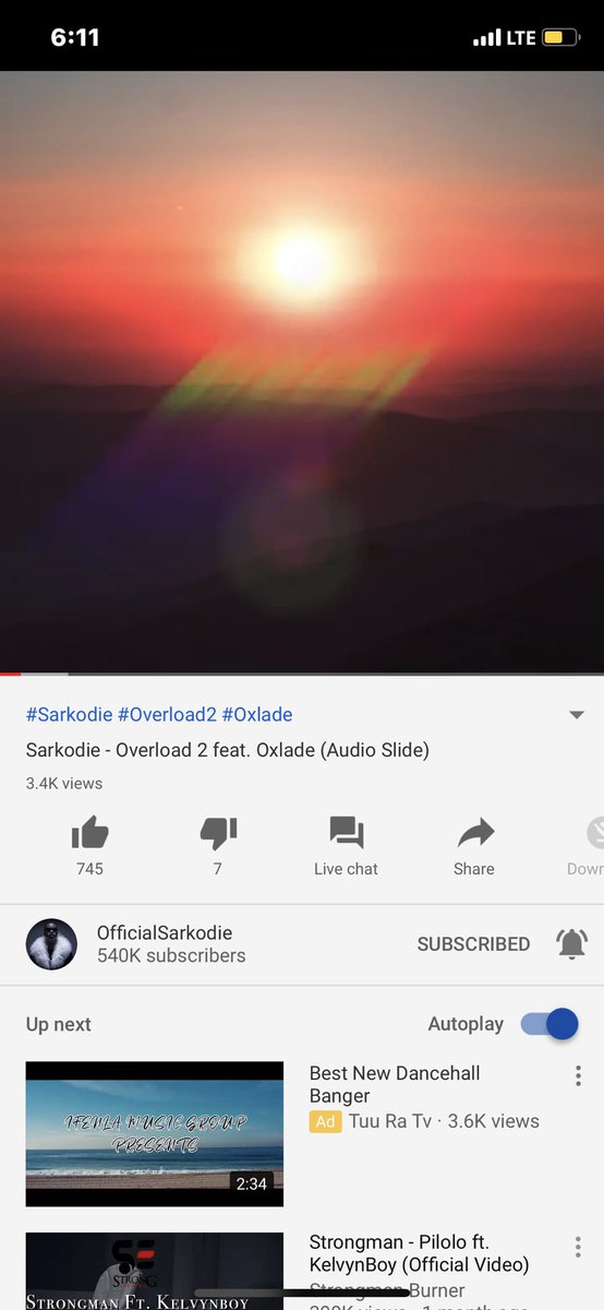 pablotrendz's tweet image. #Overload2 did it for me 
@sarkodie X @oxladeofficial