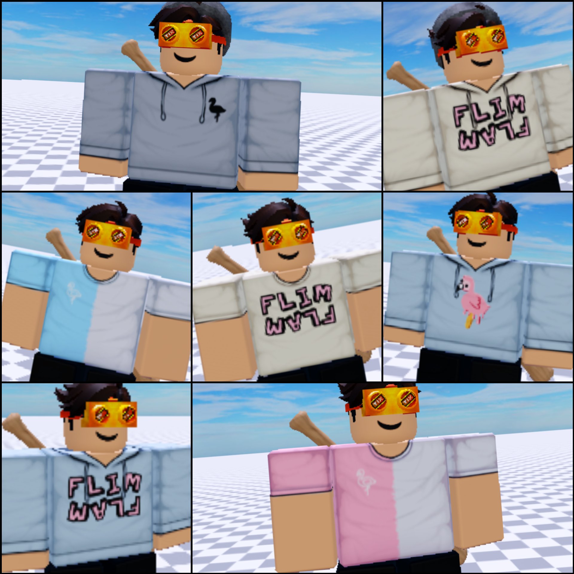 Tixlord On Twitter Flamingo Merch Oh Wowie I Tried To Recreate Some Of Them On Roblox B Albertsstuff - roblox flamingo merch t shirt