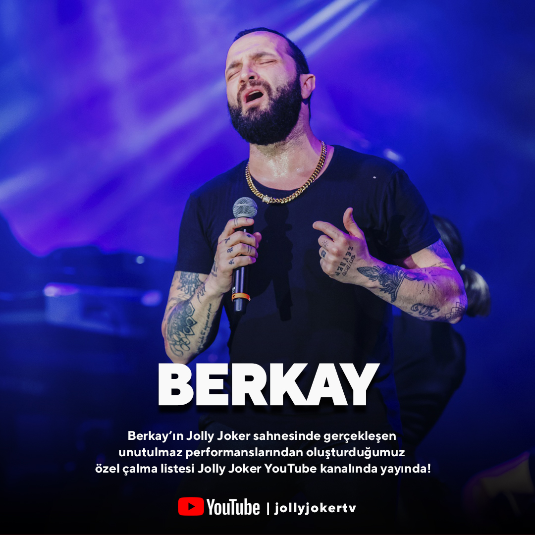 Performansları ile dinleyicilerine enerjik geceler yaşatan Berkay’ın Jolly Joker sahnelerinde sevenleri ile buluştuğu videoları sizin için derledik!

Bu akşam Jolly Joker Youtube kanalında özel çalma listesi ile Berkay’ın şarkıları yükselecek! Link: jly.at/2V9Yv66
