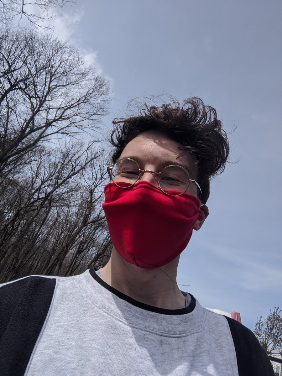 TrinityConnPIRG's tweet photo. I was just taught how to make a mask by @masspirgstudent - it was super easy, and you can do it too, by following this tutorial! https://t.co/VAMNphI1jC

help create masks for people in need while we're #InsideTogether https://t.co/GeI0KVfrH0