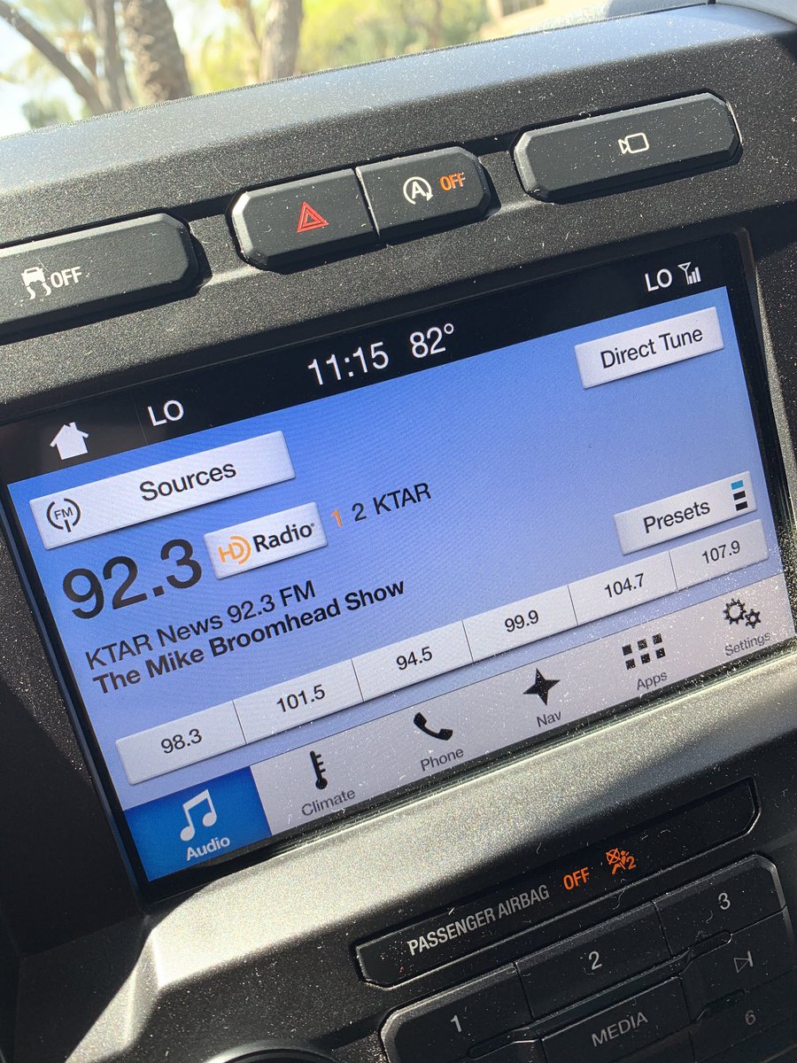 DjAaronTaylor's tweet photo. Good to hear your voice @broomheadKTAR ! https://t.co/AJAQB0pw2D