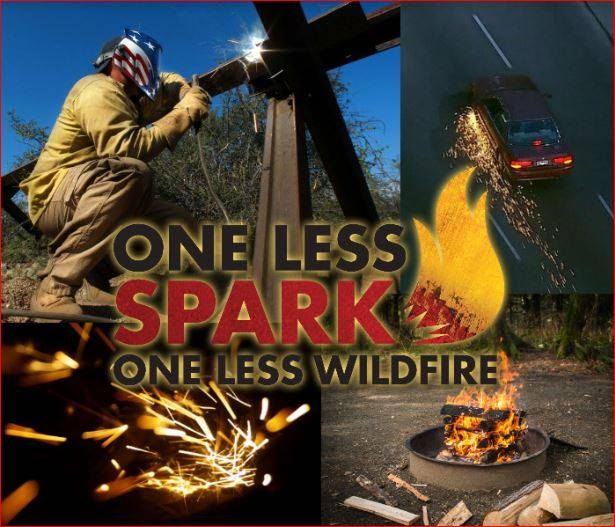 CCFirenIncident's tweet image. #WildFirePreventionTips #OneLessSpark #OneLessWildFire #OnlyYouCanPreventWildFires #ThinkBeforeYouAct #BeResponsible 
Please be extremely careful if outside working / playing with tools / equipment that may cause a spark or be a heat source that may start a #WildFire.