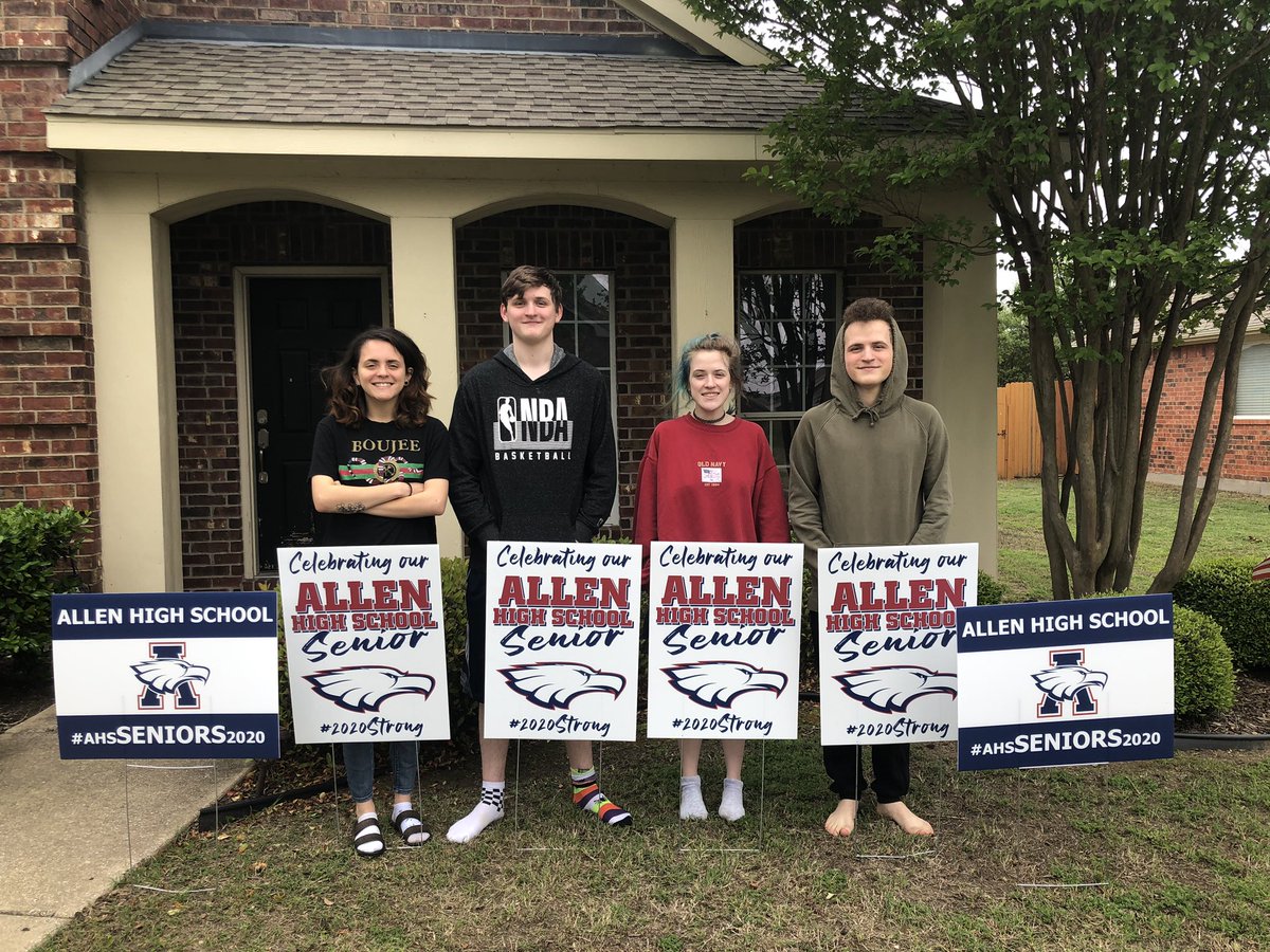 txquadmom's tweet photo. THANK YOU, Allen ISD!
#ahsSENIORS2020
#AHSspirit
@AllenHS_Eagles
@Allen_ISD https://t.co/vWfW2e3O7g