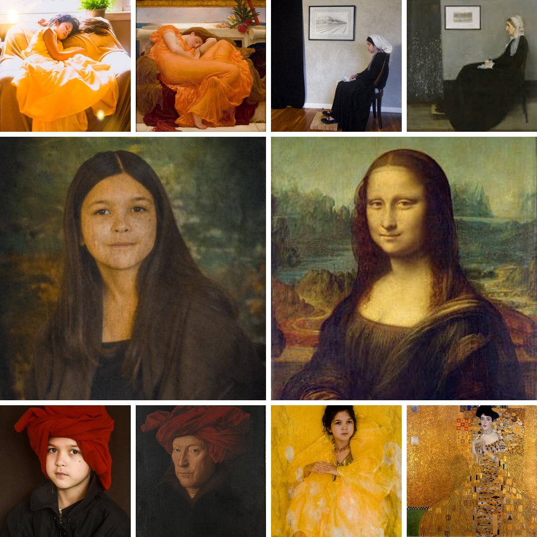 Wow!! Holliston residents, Sarah &amp; her daughter, Lily, are recreating these masterpieces together during their quarantining efforts. Creativity comes in many forms and this one simply blew us away. How are you tapping into your creativity in these trying times?  #gettychallenge