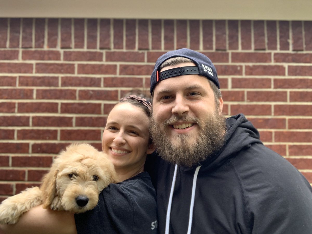 danielboterf's tweet photo. Added someone new to the Boterf fam. What should we name him?! 🐶⁣ ⁣
⁣
👉 Bear ⁣⁣
👉 Simba ⁣⁣
👉 Charlie ⁣⁣
👉 Theo ⁣⁣
⁣⁣
#betterasboterf #goldendoodle #dogsoftwitter #puppy https://t.co/qQZxRSZcJm