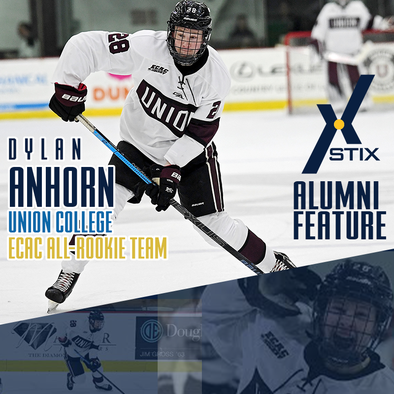 STIXHockey's tweet photo. ECAC ALL ROOKIE.
Big shout out to alumni Dylan Anhorn! Dylan had a great freshman year on the blue line at Union College and was named to the ECAC All Rookie Team. Look out for this guy to continue the work and the success. Congrats Digger! Much deserved. #STIXFamily #STIXFACTOR https://t.co/Z2PsA83hK0