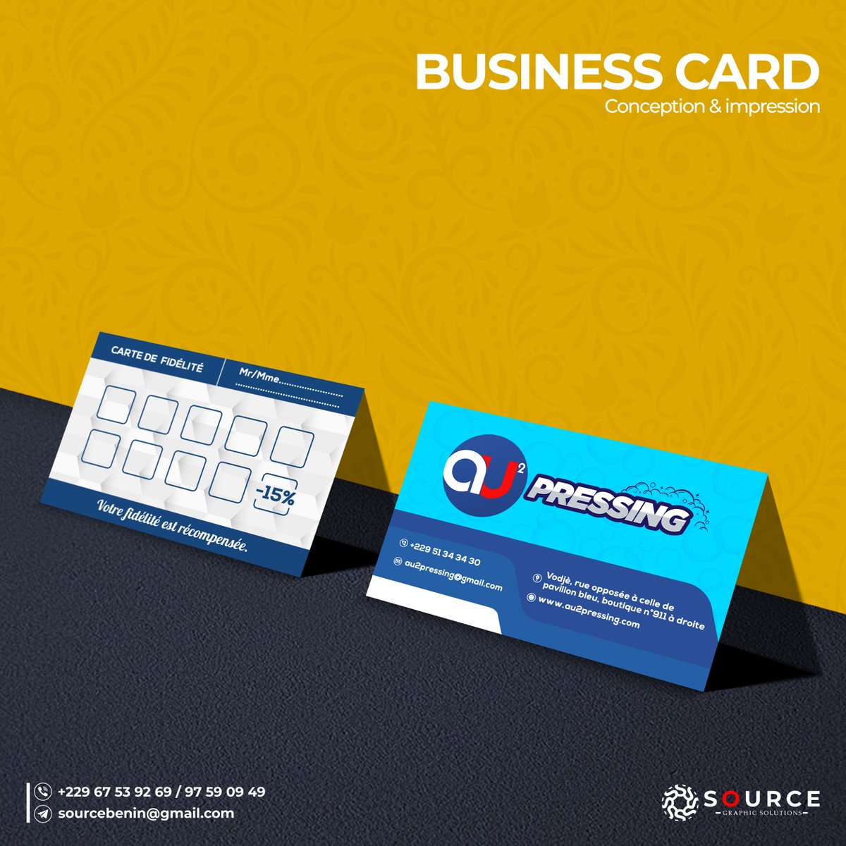 sourcebenin's tweet photo. Conception et print de vos #businesscards
Commandez ici ----> +229 67 53 92 69
https://t.co/nIG16O8JZN .
.
.
#advertising #poster #font #graphicdesign #LaSource #sourcebenin #pub #communication #agence #flyerdesign #follobackforfolloback https://t.co/vxQRt8IUKw