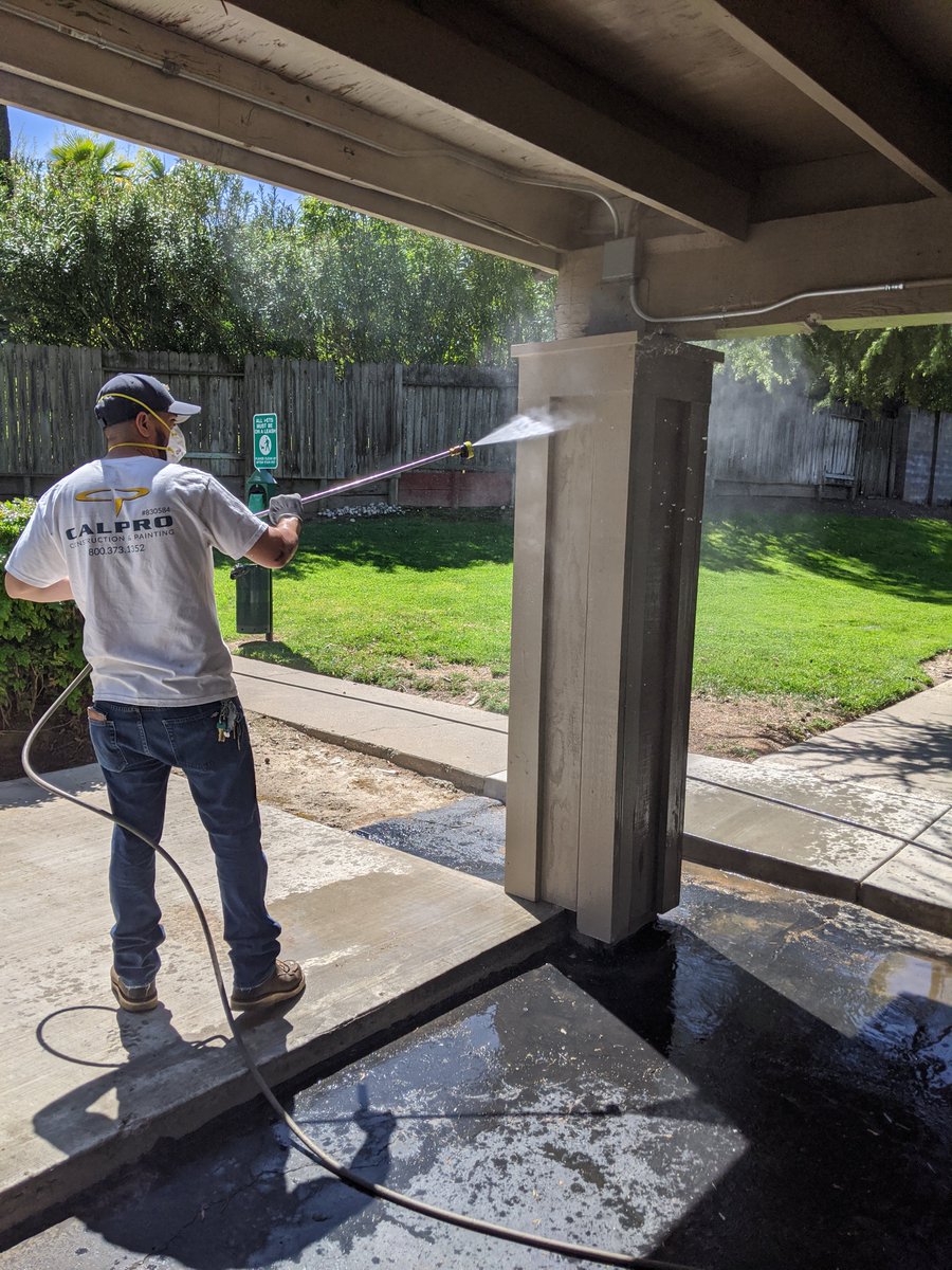 thinkcalpro's tweet image. Construction and painting are critical to protect and sanitize high traffic areas. Sanitary conditions are promoted through cleaning, disinfecting, pressure washing, dry-rot replacement and application of fresh coats of paint. #ThinkCalpro #StopTheSpreadOfCOVID19