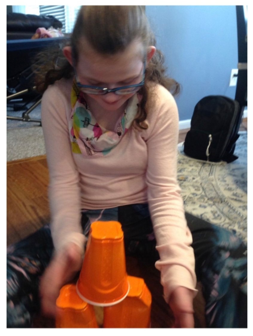 One of our Ss completing the Motor Group Cup Stacking Challenge for this week! Miss them SO much! <a href="/MrsHornbeckPE/">Melissa Hornbeck</a> <a href="/jess_cassin/">Jess Cassin</a> <a href="/principalmesser/">Eric Messer</a> #masonmomentum #MIstrong