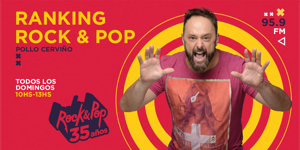 fmrockandpop's tweet photo. Arrancó el #RankingRockAndPop con @PolloCervino 🎶🤘 Hasta las 13hs se viene un programón 💪
📌Dr Música 👉@Maikel_kpg
📌#ElCorresponsal 👉Chile @RoMartinezC 👉Brasil #MaxRivera
📌 Filosofía del Rock con @chopsuey
📌 Hecho en Rock & Pop con @peladotorabe https://t.co/BfsqIhg1br