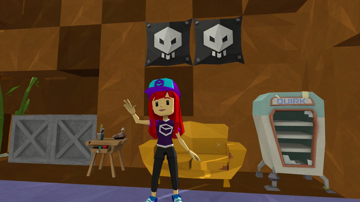 PlayQUIRK's tweet photo. There's no place like home base. 

We hope everyone is staying safe inside! 💚💜 https://t.co/XjO5lZhRv2