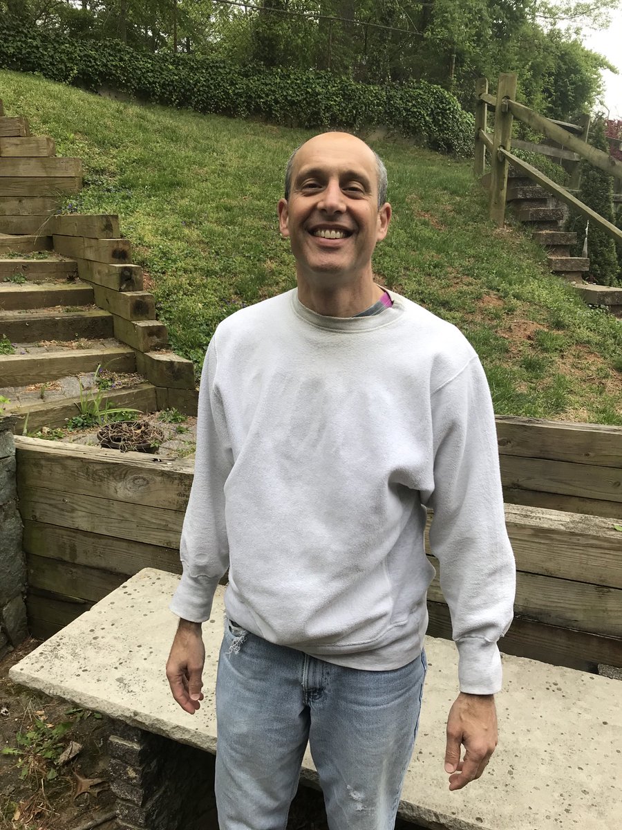 EWaxman's tweet photo. Distance Learning Day 4: Finishing up a week that felt upside down and inside out like my sweatshirt. Didn’t go as planned but we’ll keep after it together. Keep safe everyone and have a good weekend. #OHSTogether @McCullaOHS @OaktonHS https://t.co/rrRCY1gJQq