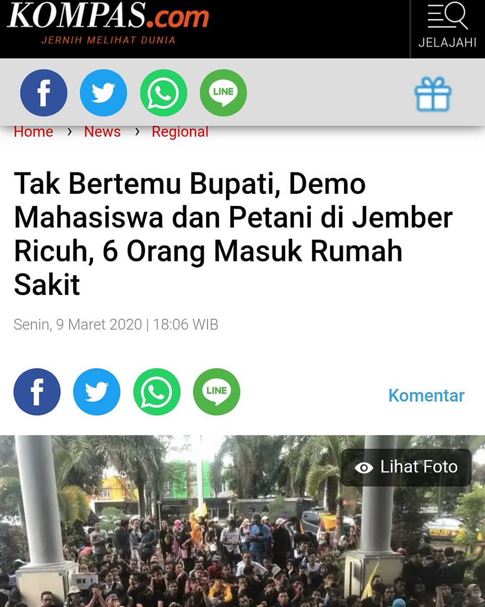 PugerMelawan's tweet photo. " PEMKAB JEMBER TIDAK PUNYA ETIKA / ETIKA PEMKAB JEMBER UNTUK SIAPA ? "

Kata Susanto selaku pihak dari PT. SEMEN IMASCO ASIATIC Pada Bulan Agustus 2019, ketersinggungan yang di lontarkan keras terhadap Pemkab Jember merupakan sebuah kekecewaan atas tidak adanya Itikad baik https://t.co/Ds9V6tnvfh