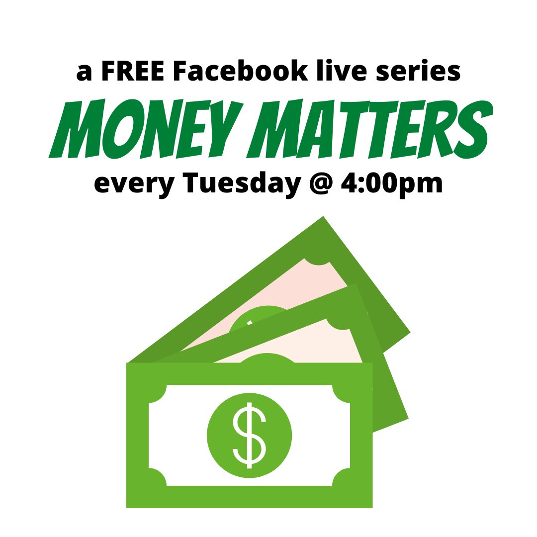 NorthMarChurch's tweet photo. Before you spend all that stimulus money, check out our new Facebook live series called Money Matters. On Tuesday, April 21 @ 4:00pm, our experts will discuss some possible options to help you make the most of that money. Let's have a conversation, because your money matters! https://t.co/Qqbx851zCO