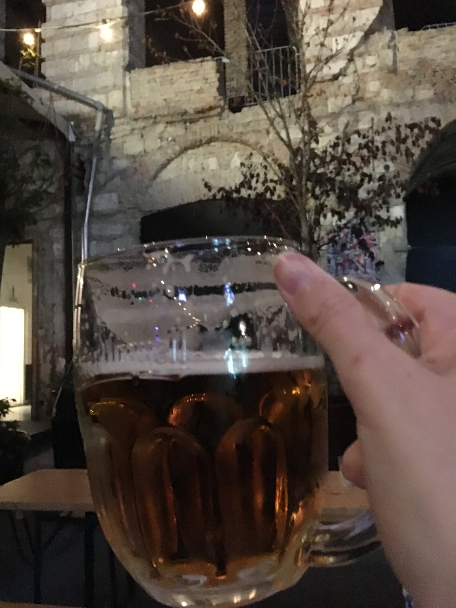 Finally, the evening ended at one of Budapest's "ruin bars" - pubs in the courtyards of tumbledown buildings. They started off as pirate operations, they're now legit, but they keep the feeling of improvisation.... and both the beer and the fruit brandy is good. Goodnight all!