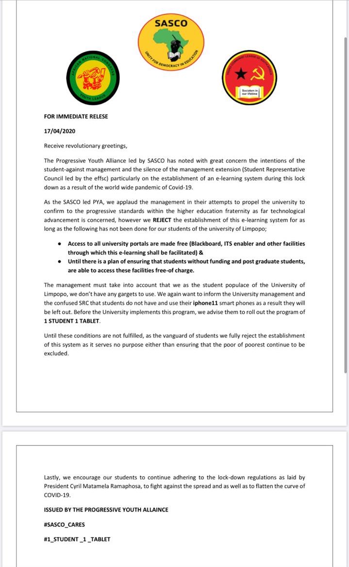 SASCO_UL's tweet photo. It’s not lockdown when it comes to students issues #SASCO https://t.co/AfyeFSz1gX