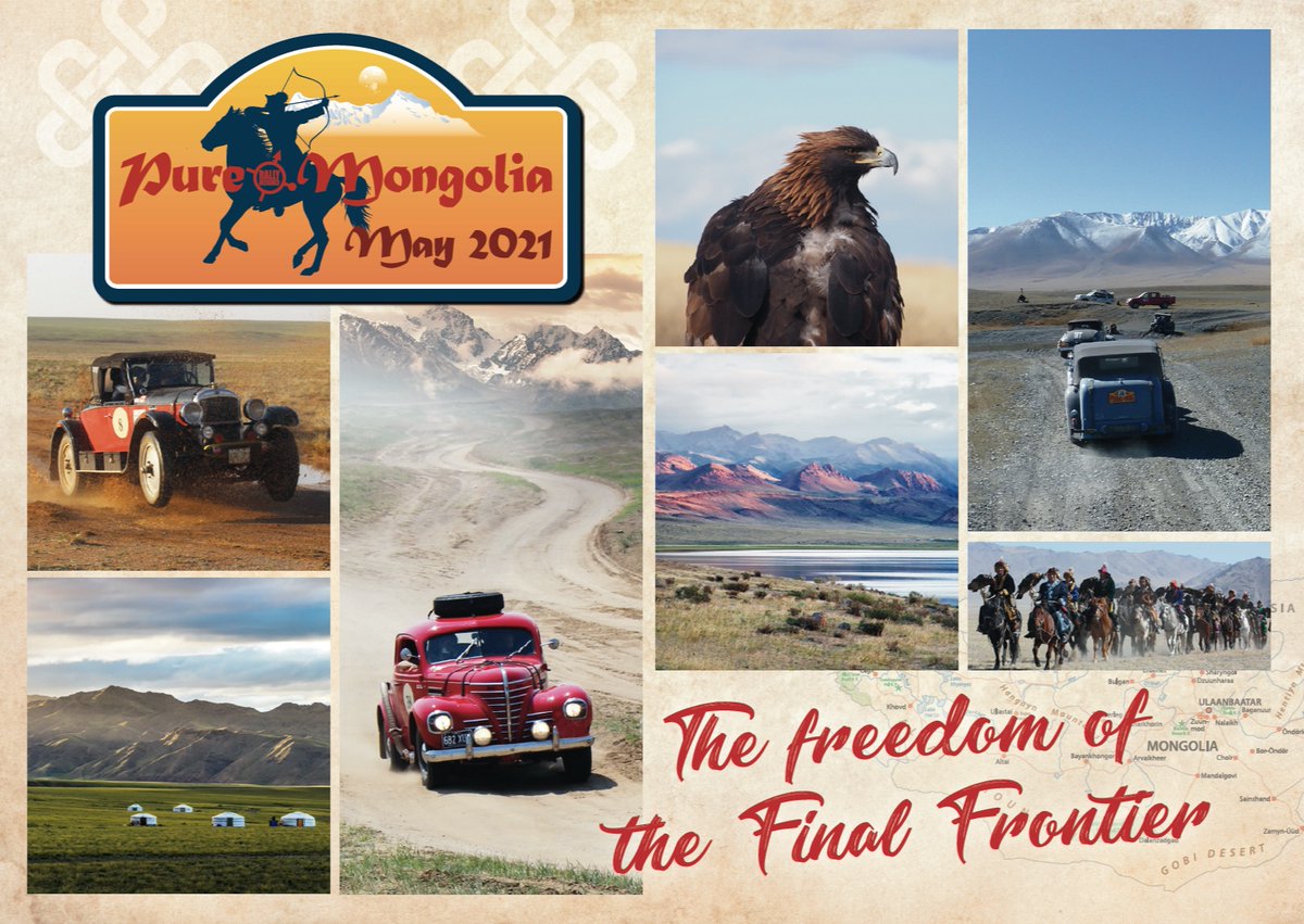 Rally_Round's tweet photo. Seems rally goers are looking to the future as we've had more entries for our Pure Mongolia 2021 #Rally. Only a couple of entries left... 

#EnduranceRallying #DrivingAdventure #Travel #Mongolia #Rallying #HistoricMotorsport #ClassicCarRally #VintageCarRally #HistoricRallying https://t.co/CYiirk9WmS